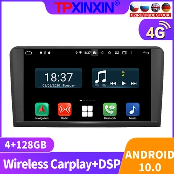 128 GB Android 10 За Mercedes-Benz ML 350 550 Авто Радио Мултимедиен Плейър Навигация Стерео GPS аксесоари Авто 2din DVD