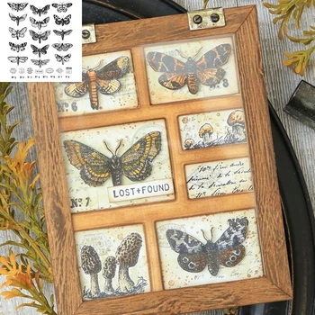 15 Пеперуди Прозрачни Силиконови Печати № 8 за Печатане на Иконата на Печати за Diy Scrapbooking Занаят 2021 Нова