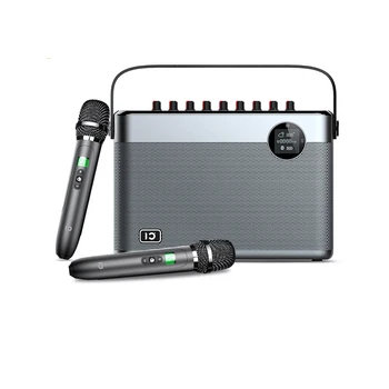 60 W Безжичен Високоговорител, Bluetooth 5,0 Голяма Мощност От Ръчен Микрофон UHF, Панорамен Домашен Открит Преносим DSP Говорител