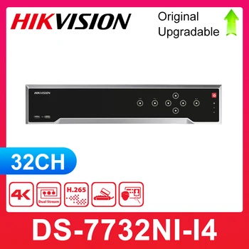 Hikvision 32CH 4K NVR DS-7732NI-I4 16CH H. 265 NVR за IP-камера, Поддръжка на Двустранния Аудио 12MP P2P ПРИЛОЖЕНИЕ IPC Система за Видеонаблюдение