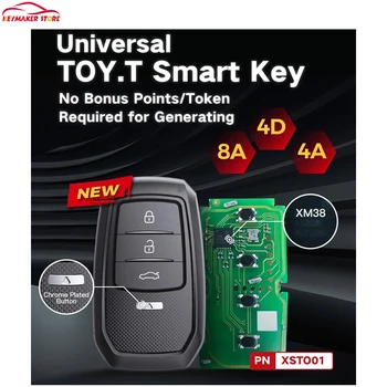 X Horse XSTO01EN ФЕНГ.T Универсален ключ TOY-T Smart key за Toyota XM38 Подкрепа 4D 8A 4A Всичко в едно автомобилния ключ за Toyota