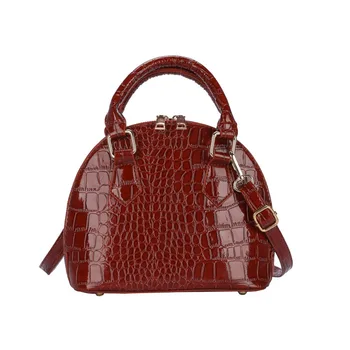 Дизайнерски Модни Дамски Чанта През Рамо, Луксозна Елегантна Чанта През рамо, Квадратна чанта, змия чанта във формата на миди