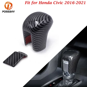Дръжка на скоростния Автомобила покритие с ABS Покритие Корнизи за Honda Civic Седан, Хетчбек LX EX EX-L 2016-2021 Аксесоари за Оформление на Интериора