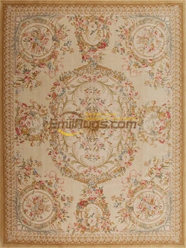 килим savonnerie килими за хола вълнена черга ръчна изработка на европейския килим