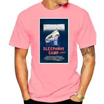 Мъжки t-shirt Sleepaway Лагер Horror Тениска дамска Тениска на тениски, топ