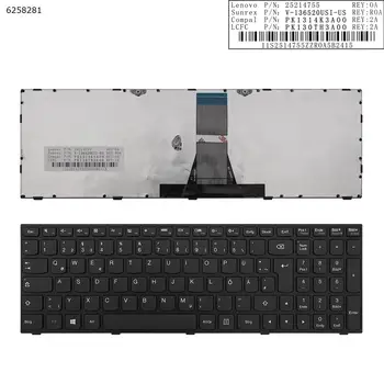 Немски QWERTZ Нова Клавиатура за Lenovo G50-30 G50-45 G50-70 G50-70m G50-80 E51-80 E50-70 E50-80 Лаптоп Черна Рамка