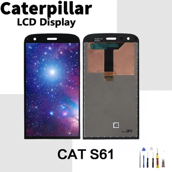 оригиналът е За Caterpillar CAT S61 LCD дисплей с Сензорен Екран Дигитайзер В Събирането На Caterpillar CAT S61 LCD екран с инструменти