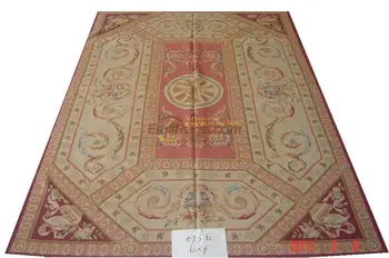 Ръчно изработени килими Стари Килими За Хола Квадратен Килим Aubusson 