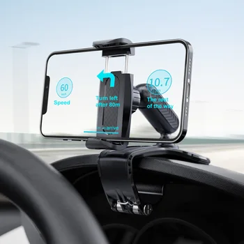 Скоба За Арматурното Табло на Автомобила и Притежателя на Телефона Универсален Автоматичен GPS Дисплей Скоба Автомобилно Огледало за Обратно виждане Поставка За iPhone Samsung Xiaomi