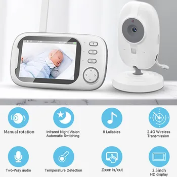 Следи бебето с Камера Безжична Защита на Откриване на Защита на Сигурността Камера Гледане на деца Имейл Детски Телефон Плач на Бебетата Хранене Гореща